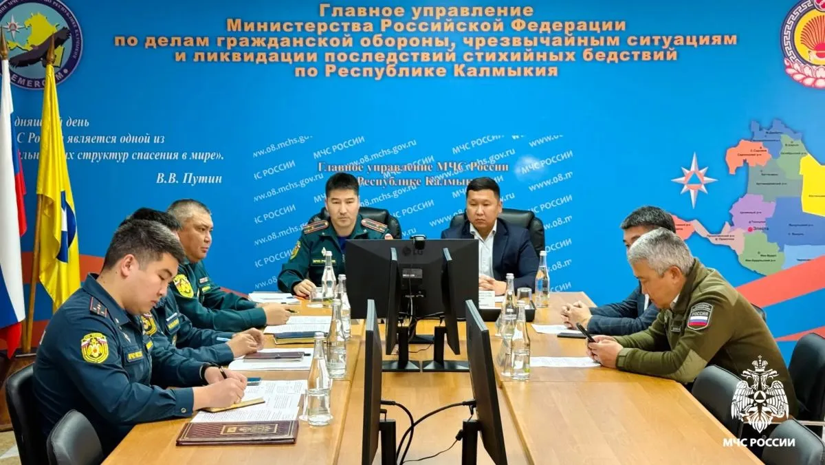 Калмыкия участвовала в заседании комиссии МЧС по ЧС и пожарной безопасности