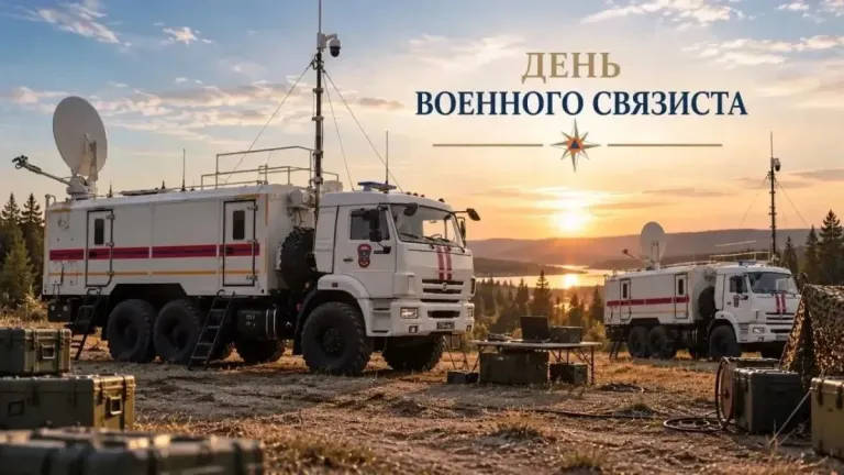 Связисты МЧС Калмыкии отмечают День военного связиста