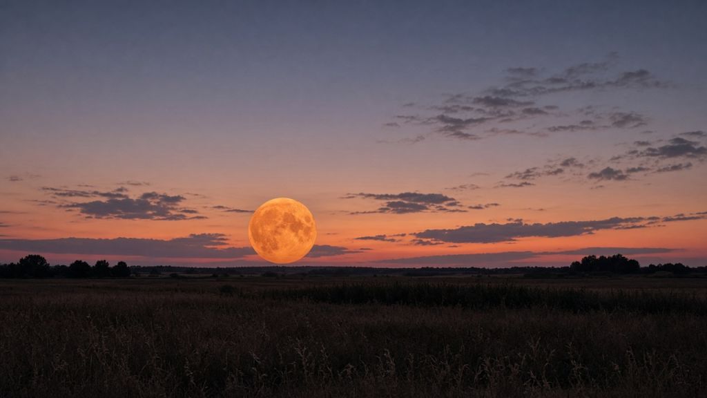 Почему Луна бывает оранжевой и как отличить затмение